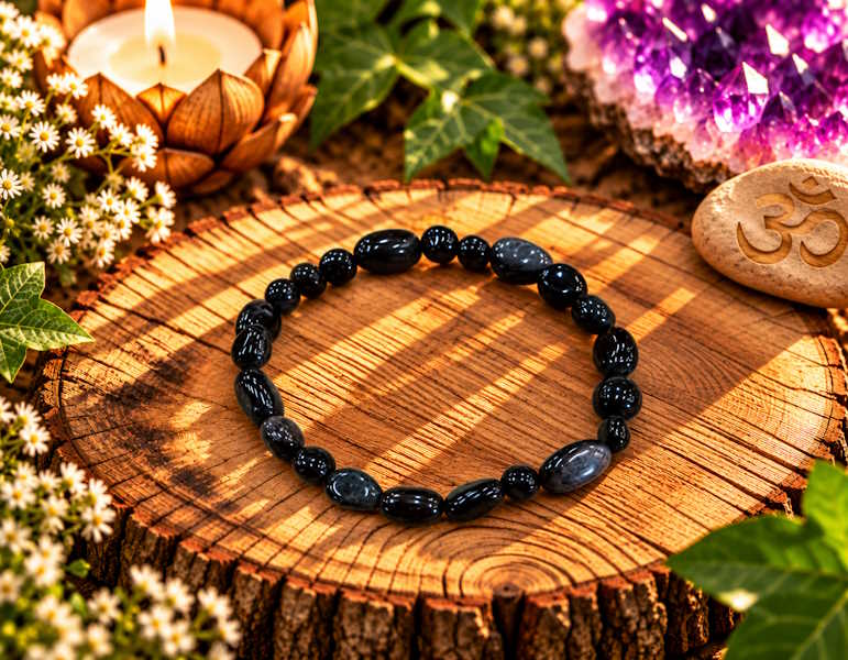 Pulsera Obsidiana forma